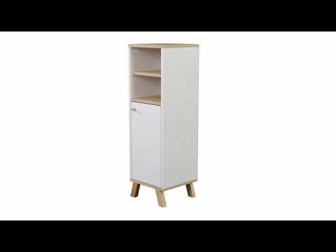 Midischrank Senyo Weiß 30 x 95 cm livinity®