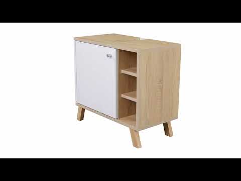 Waschbeckenunterschrank Senyo Anthrazit 60 x 54 cm livinity®