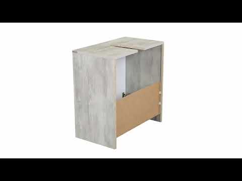 Waschbeckenunterschrank Kiko Weiß 58 x 60 cm livinity®