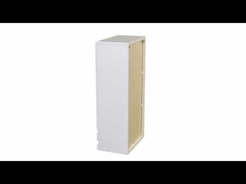 Hängeschrank Fredd Weiß Hochglanz 36.4 x 77 cm livinity®